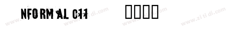 Informal 011BT字体转换